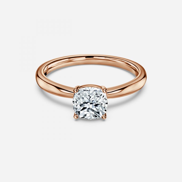 Cushion Solitaire Engagement Ring