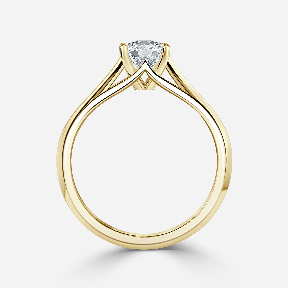 Cushion Solitaire Engagement Ring