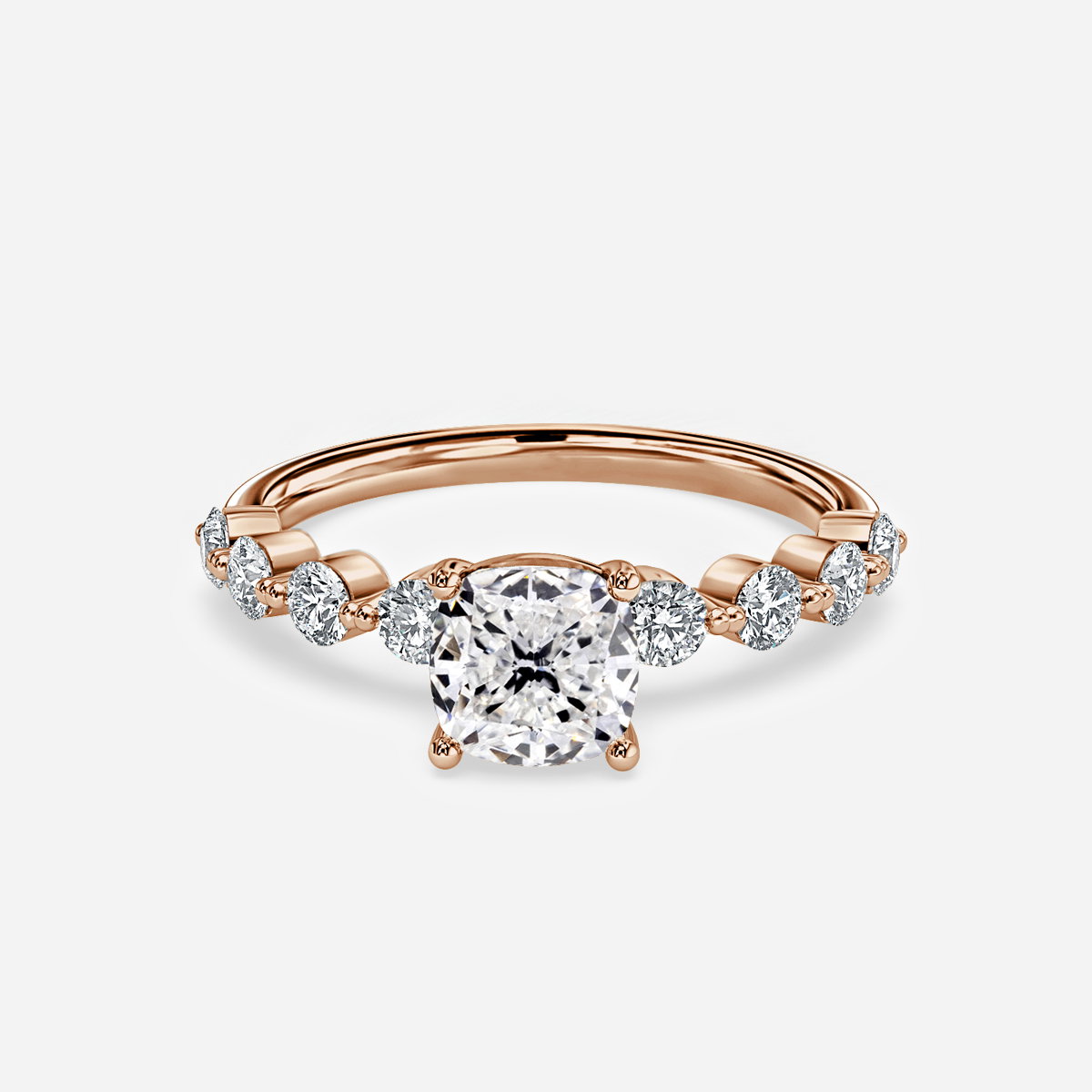 Cushion Unique Engagement Ring