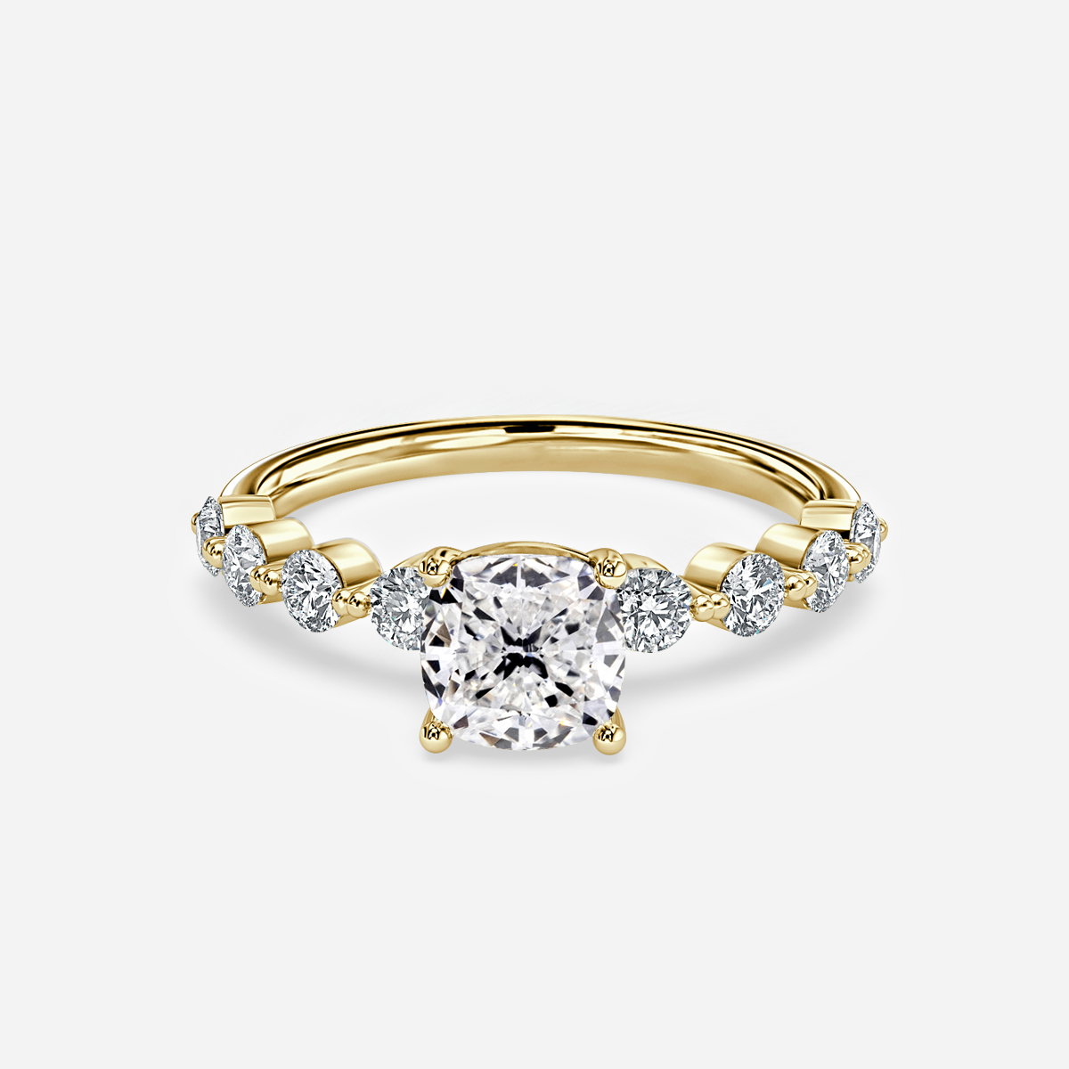 Cushion Unique Engagement Ring