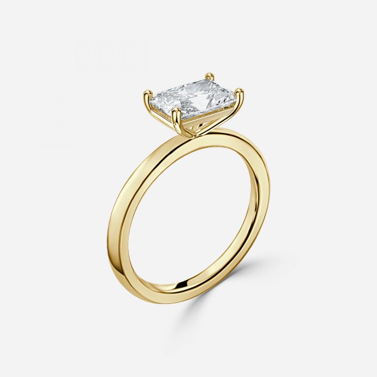 Radiant Solitaire Engagement Ring