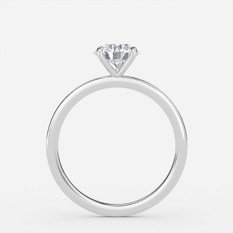 Round Solitaire Engagement Ring