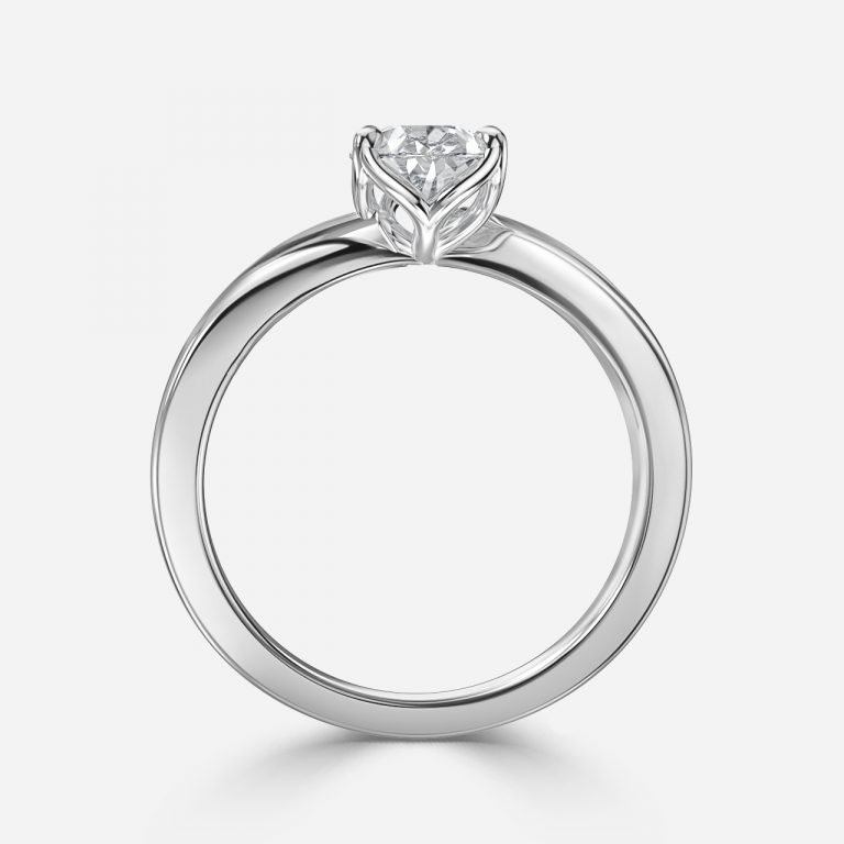 Pear Solitaire Engagement Ring
