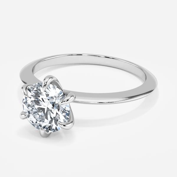 Round Solitaire Engagement Ring