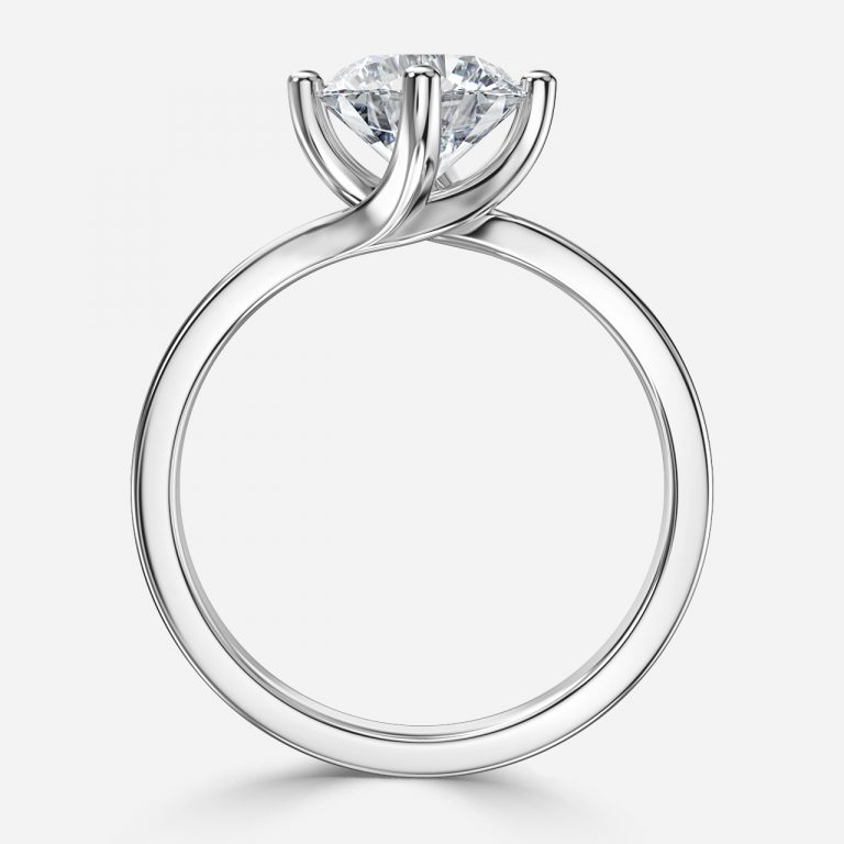Round Solitaire Engagement Ring