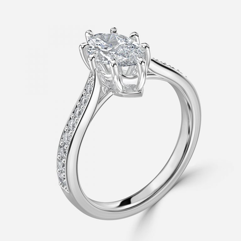 Marquise Vintage Engagement Ring