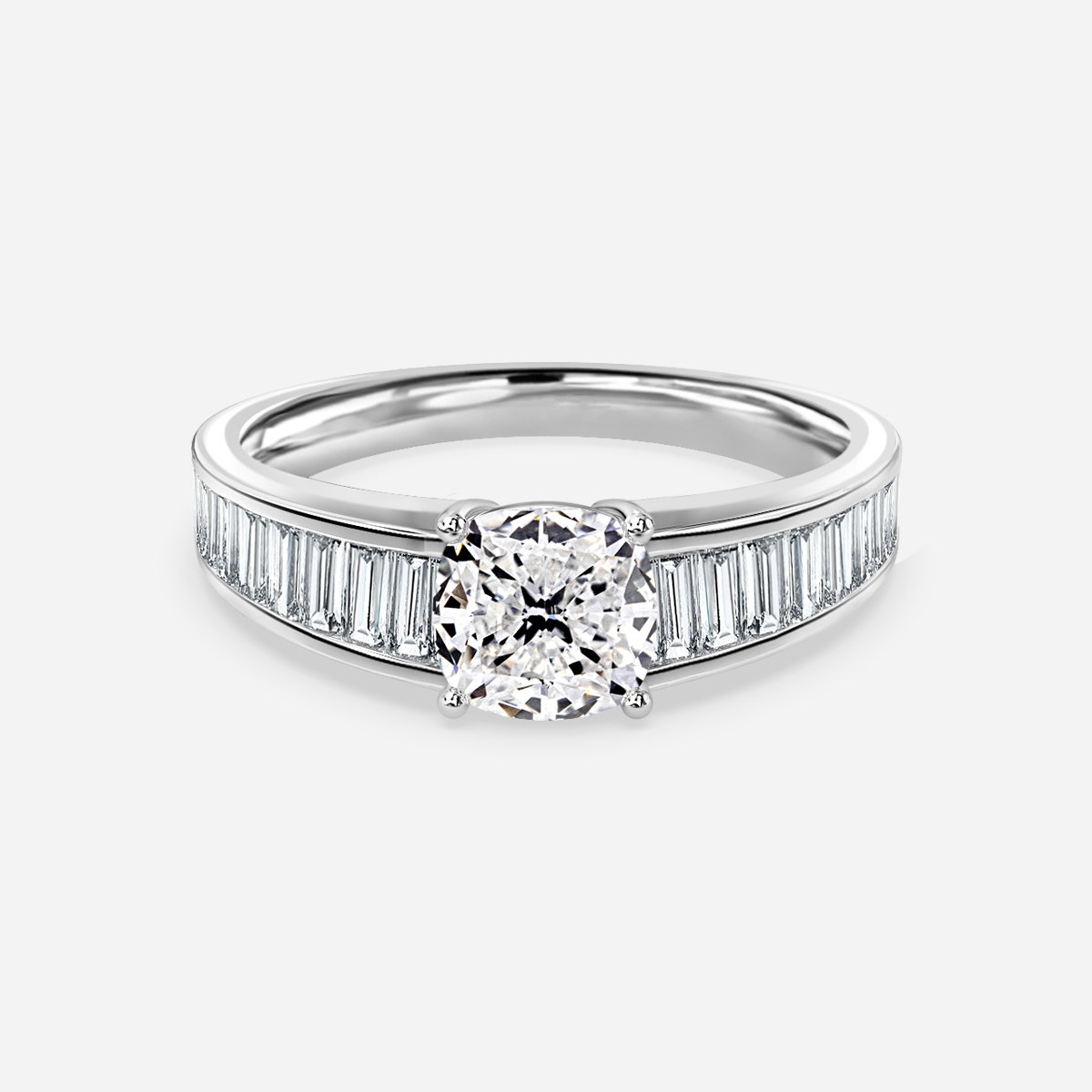 Cushion Unique Engagement Ring