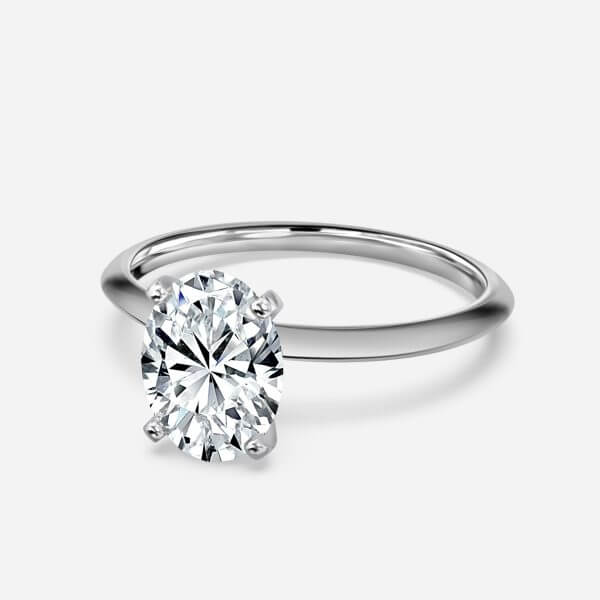 Oval Solitaire Engagement Ring