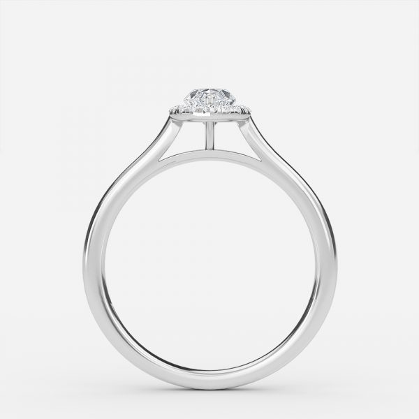 Marquise Halo Engagement Ring