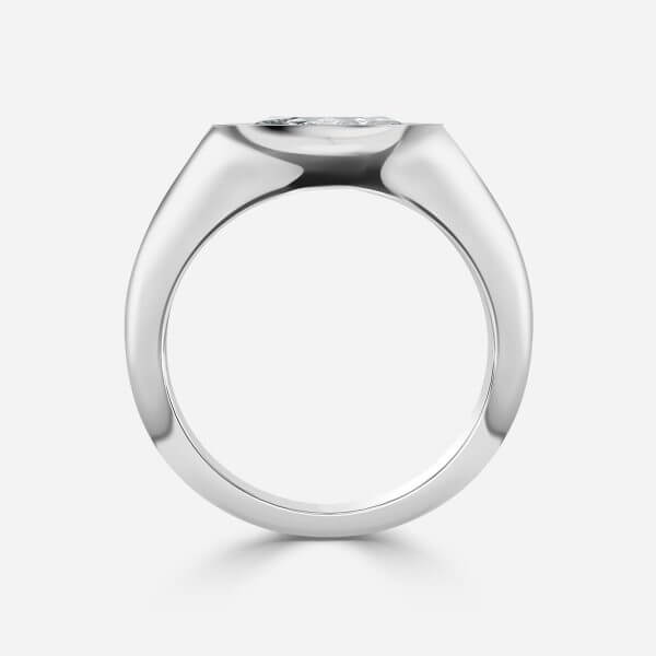 Marquise Bezel Engagement Ring