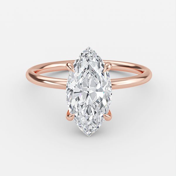 Marquise Solitaire Engagement Ring