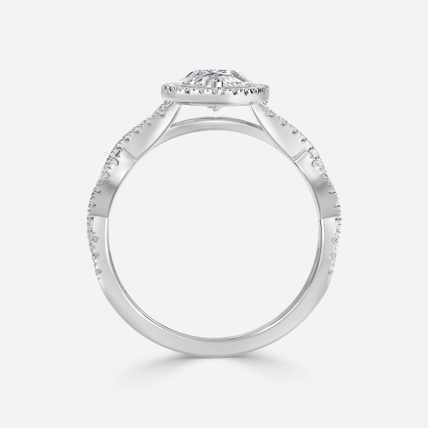 Marquise Halo Engagement Ring