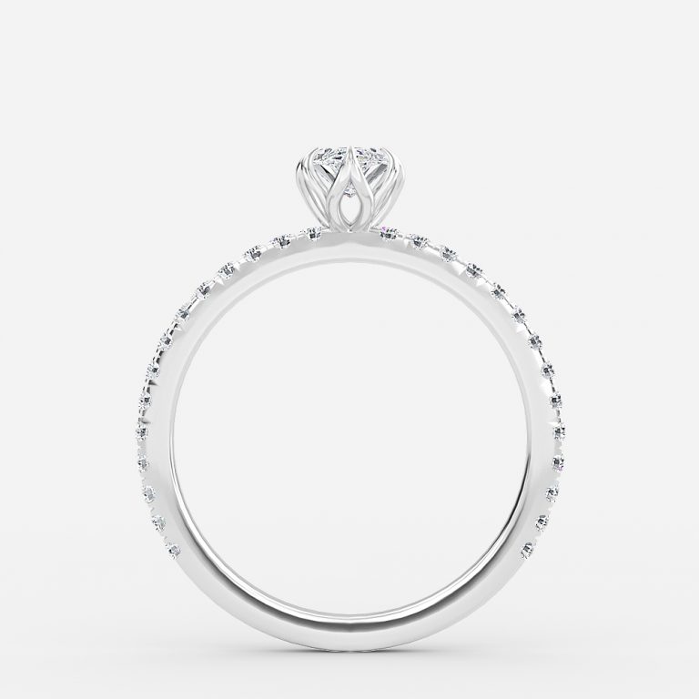 Marquise Dainty Engagement Ring