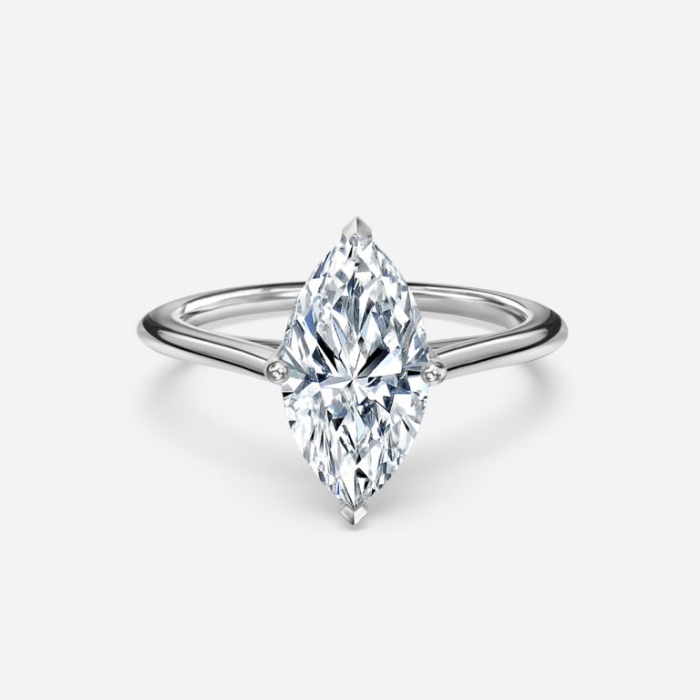 Marquise Solitaire Engagement Ring