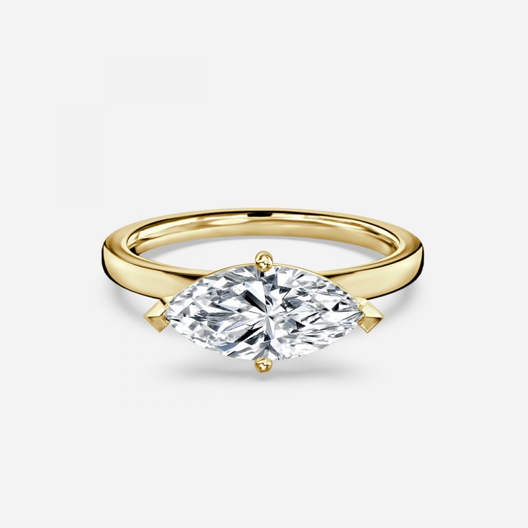 Marquise Solitaire Engagement Ring