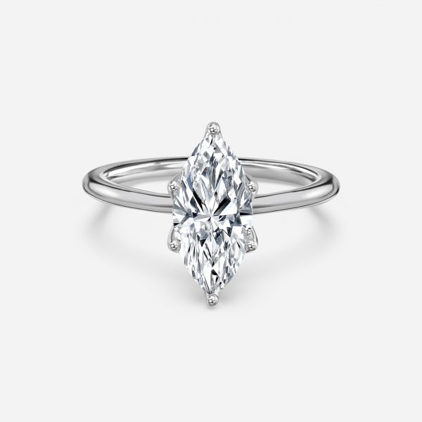 Marquise Solitaire Engagement Ring
