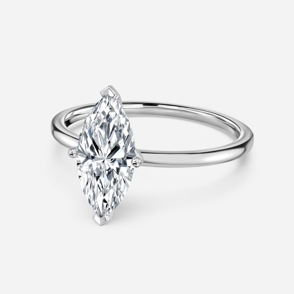 Marquise Solitaire Engagement Ring