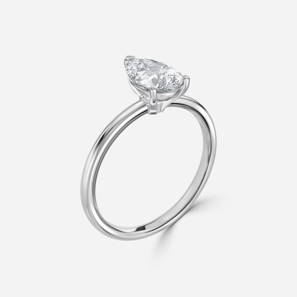 Pear Solitaire Engagement Ring