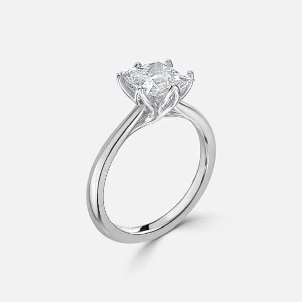 Princess Solitaire Engagement Ring