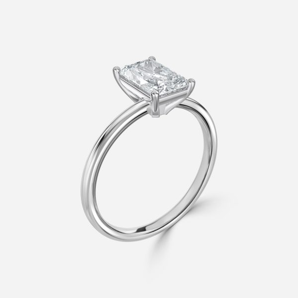Radiant Solitaire Engagement Ring