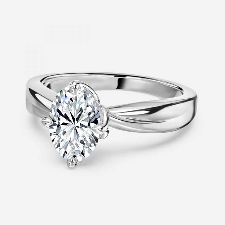 Oval Solitaire Engagement Ring
