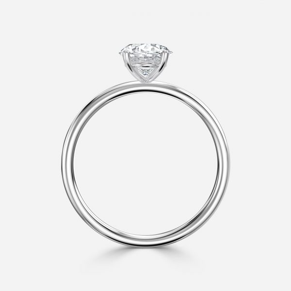 Oval Solitaire Engagement Ring