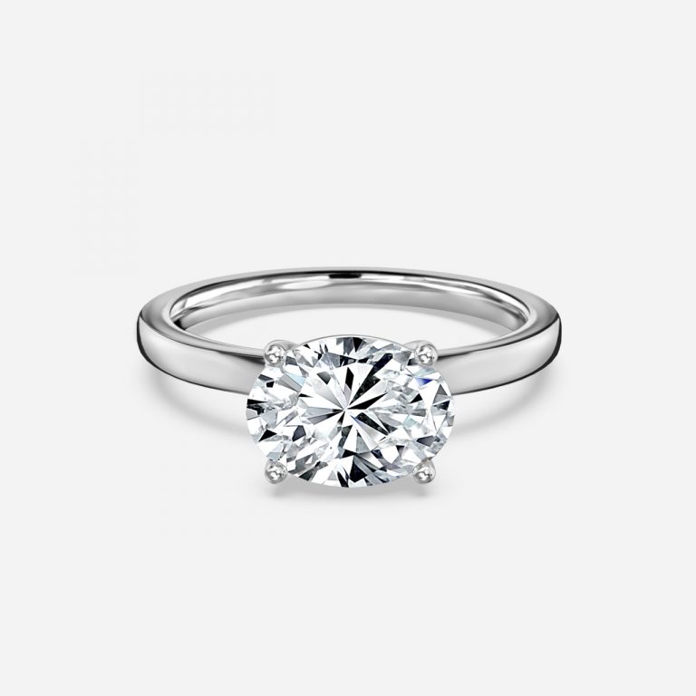 Oval Solitaire Engagement Ring