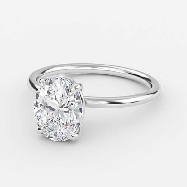 Oval Solitaire Engagement Ring