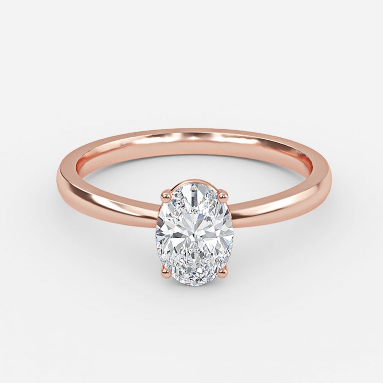 Oval Solitaire Engagement Ring