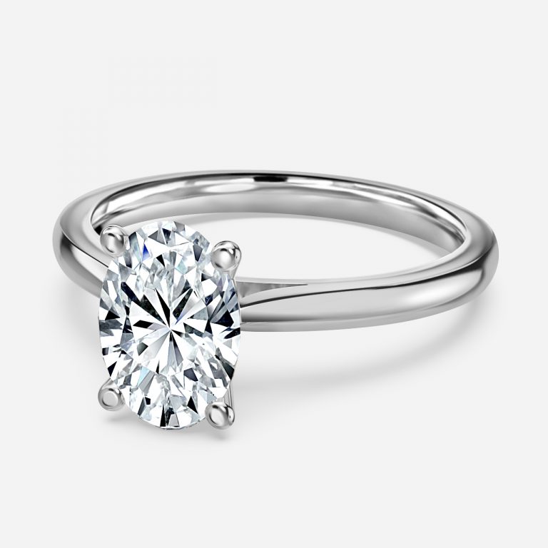 Oval Solitaire Engagement Ring