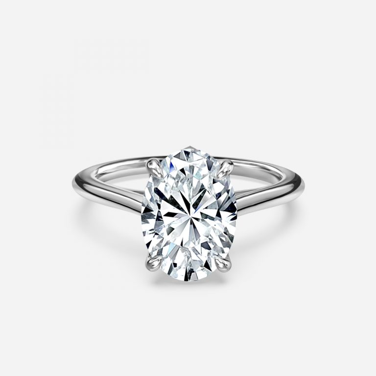 Oval Solitaire Engagement Ring