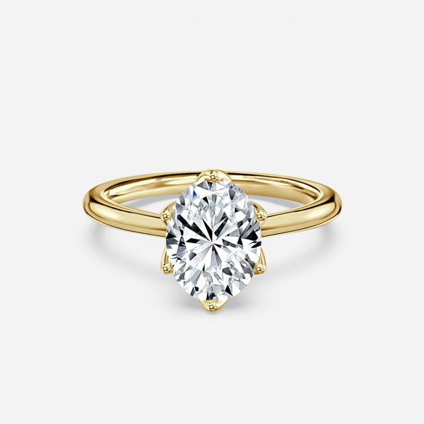 Oval Solitaire Engagement Ring