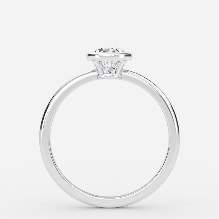 Pear Bezel Engagement Ring
