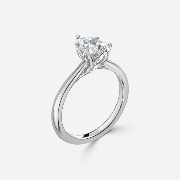 Pear Solitaire Engagement Ring