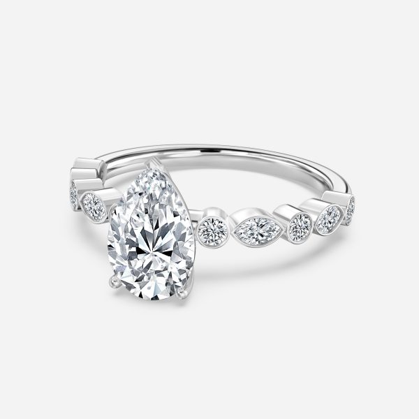 Pear Unique Engagement Ring