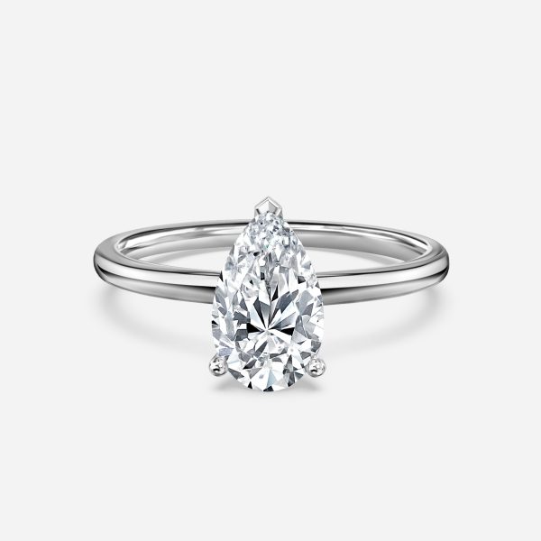 Pear Solitaire Engagement Ring