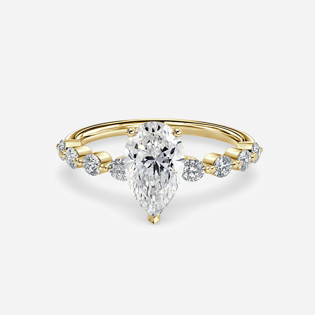 Pear Unique Engagement Ring