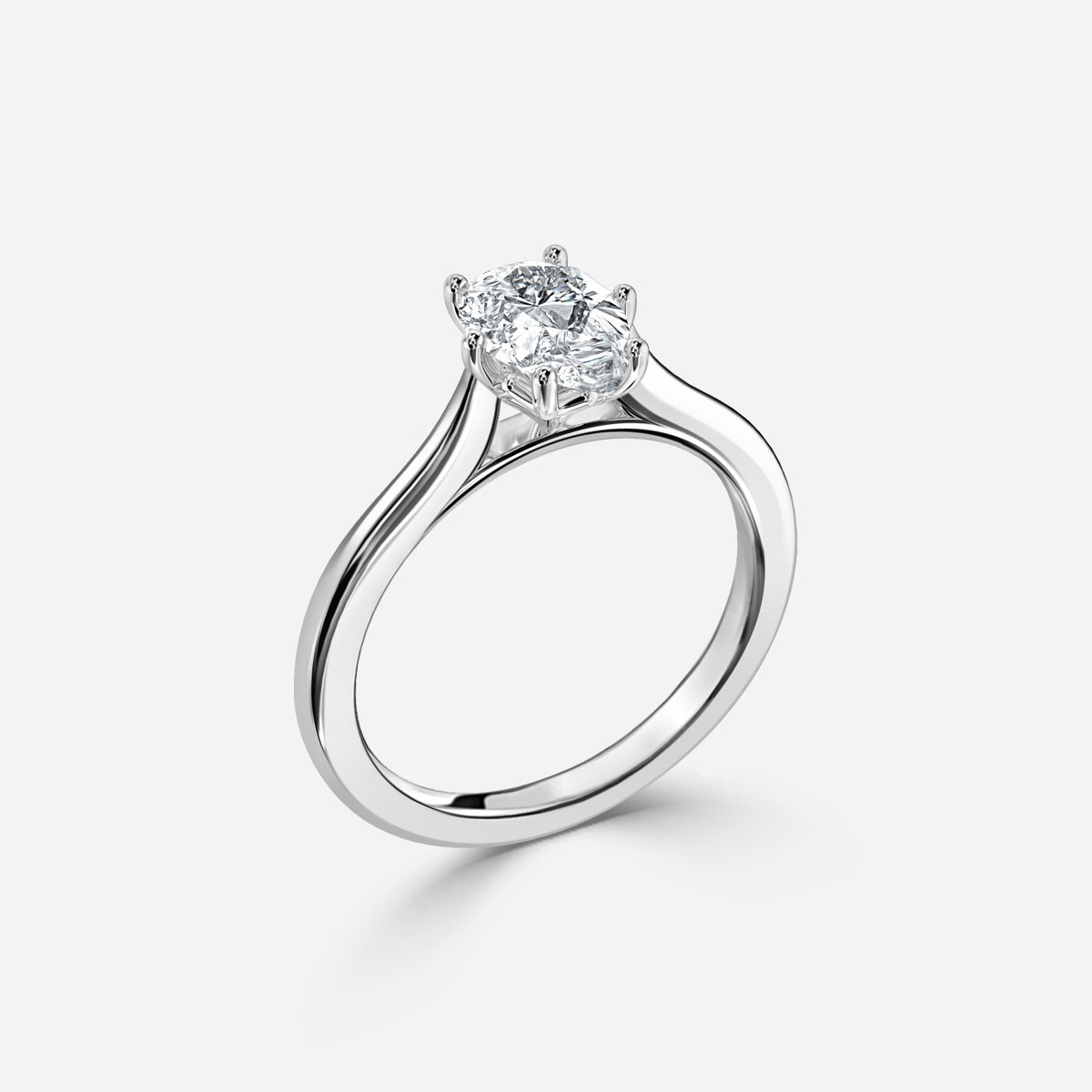 Pear Solitaire Engagement Ring