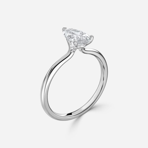 Pear Solitaire Engagement Ring