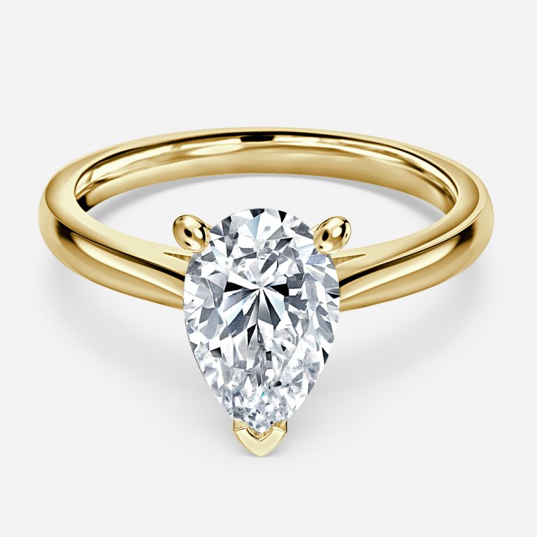 Pear Solitaire Engagement Ring