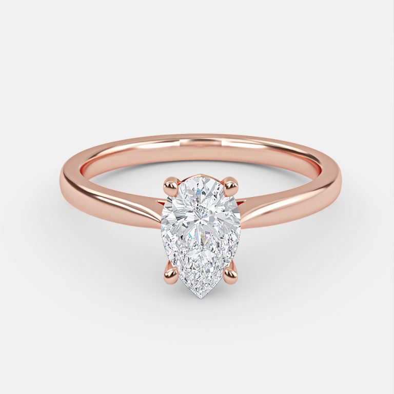 Pear Solitaire Engagement Ring