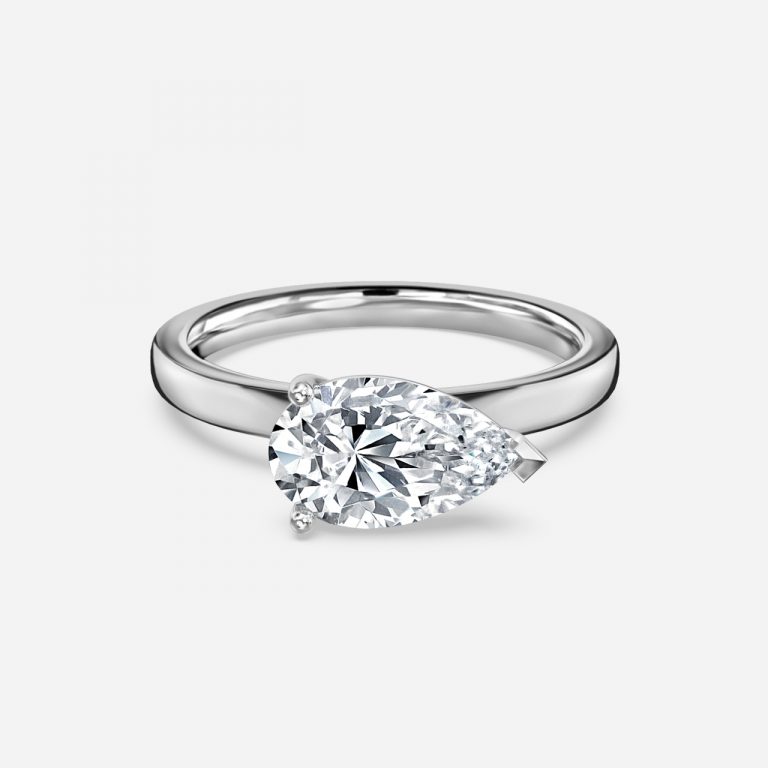Pear Solitaire Engagement Ring