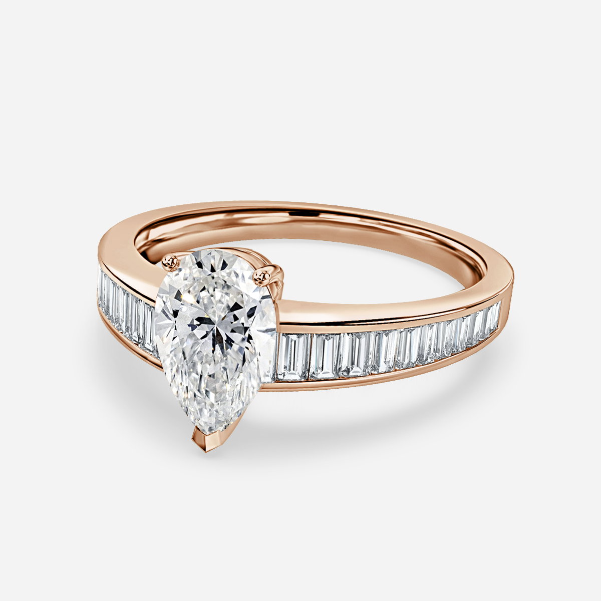 Pear Unique Engagement Ring