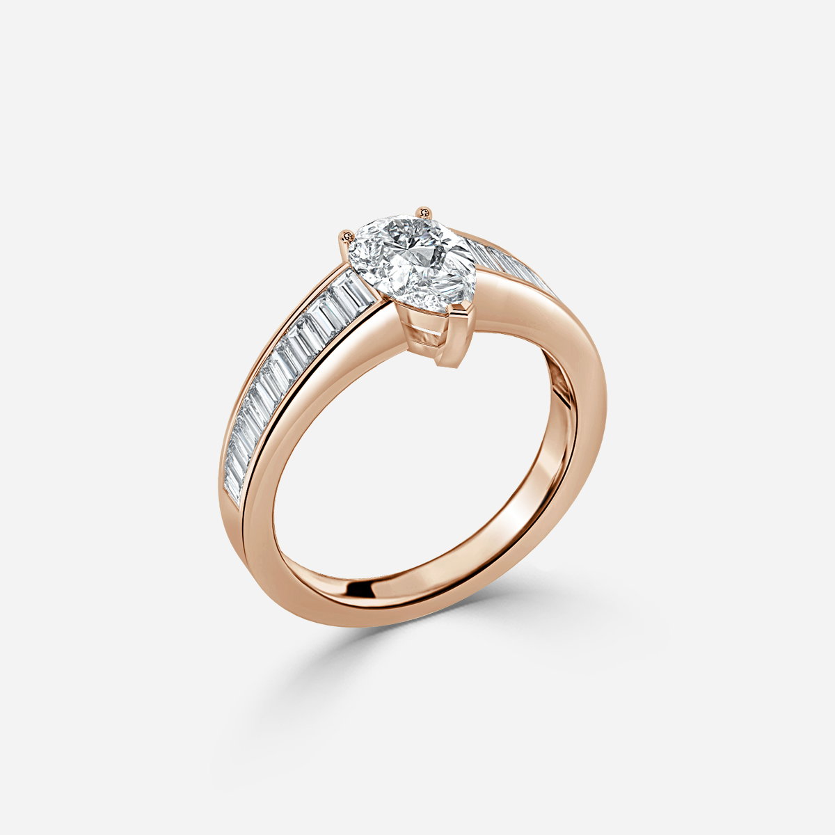 Pear Unique Engagement Ring
