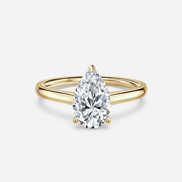 Pear Solitaire Engagement Ring