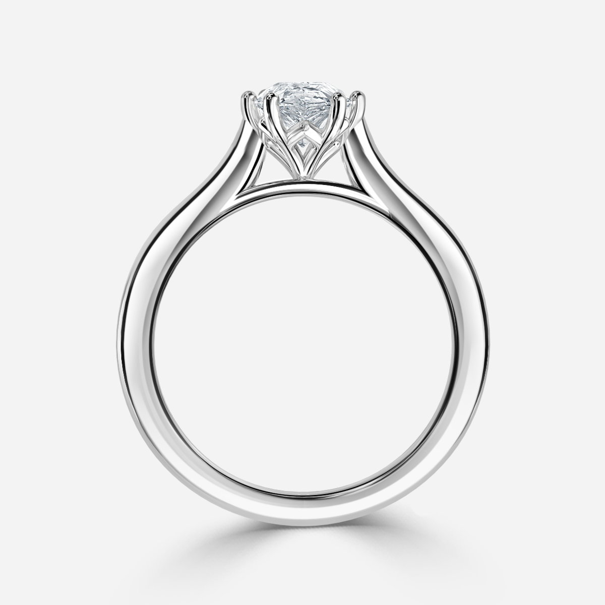 Pear Solitaire Engagement Ring
