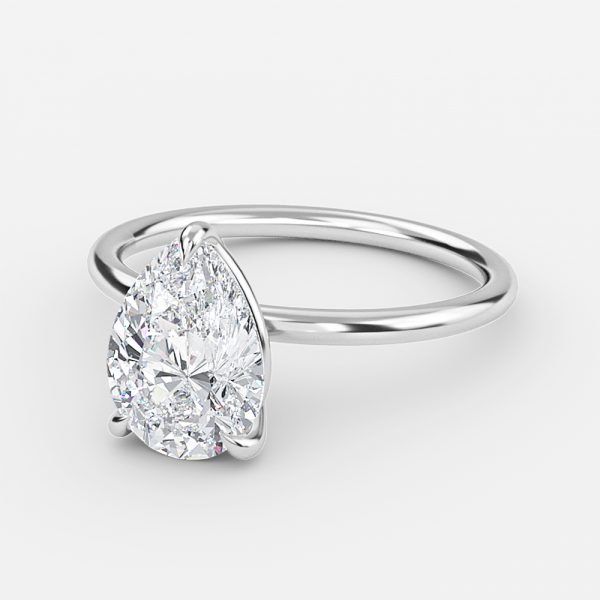 Pear Solitaire Engagement Ring