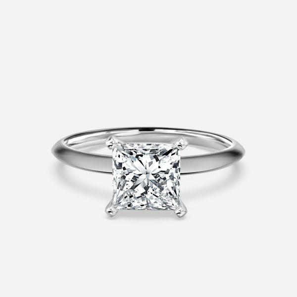Princess Solitaire Engagement Ring