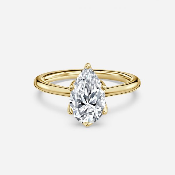 Pear Solitaire Engagement Ring