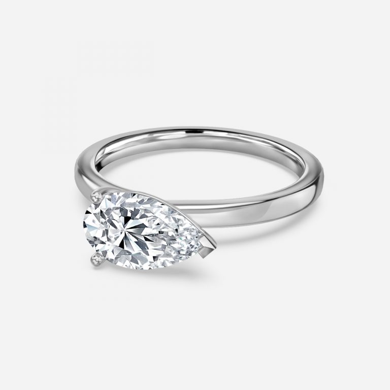 Pear Solitaire Engagement Ring